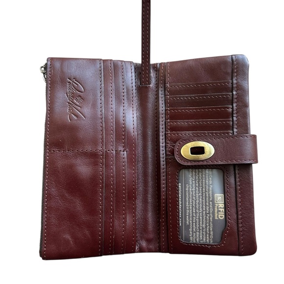 Patricia Nash Leather Annesley Wristlet Wallet - Picture 7 of 9